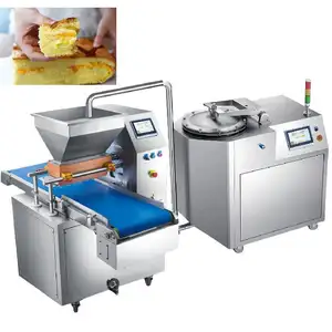 Youdo machinery sponge cake batter mixer depositor machine frozen food puff macaroon cream filling machine equipment