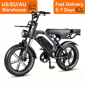 Bicicleta Eléctrica QMHEEL V20 Pro con Llantas Gruesas de 20 Pulgadas, Bici Eléctrica, Almacén en Italia, Proveedor Mayorista de Fábrica OEM, Exportación - Product Image 1