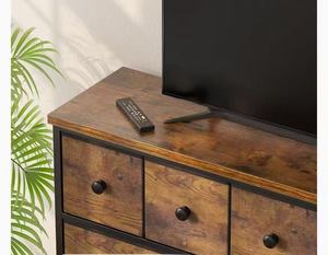 Mobilier moderne de salon personnalisé <span class=keywords><strong>Commode</strong></span> en bois à armature en métal de couleur nature avec poignées et 12 tiroirs - Product Image 6