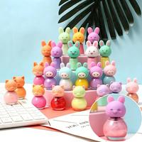 Capuchon de flacon de vernis à ongles en silicone de qualité alimentaire, forme animal de dessin animé, avec logo personnalisé, design inspiré d'IP, pour cosmétiques et artisanat original