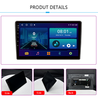 Radio con Pantalla Táctil Android Mtk 8163 de 9 Pulgadas, Reproductor de DVD para Auto, Reproductor Multimedia, Mirror Link, FM, GPS, Wifi, 2+32 GB, Radio para Auto Android