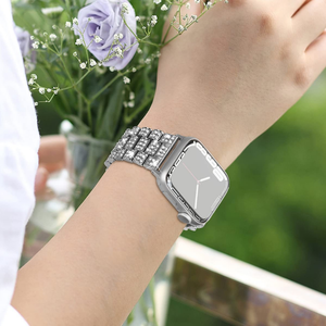 <span class=keywords><strong>Bracelet</strong></span> de luxe en diamant pour <span class=keywords><strong>femme</strong></span> pour iWatch série <span class=keywords><strong>7</strong></span> 6 SE 40/44mm 41/45mm <span class=keywords><strong>Bracelet</strong></span> de mode en métal pour <span class=keywords><strong>Apple</strong></span> <span class=keywords><strong>Watch</strong></span> Band 8 ultra 49mm - Product Image 6