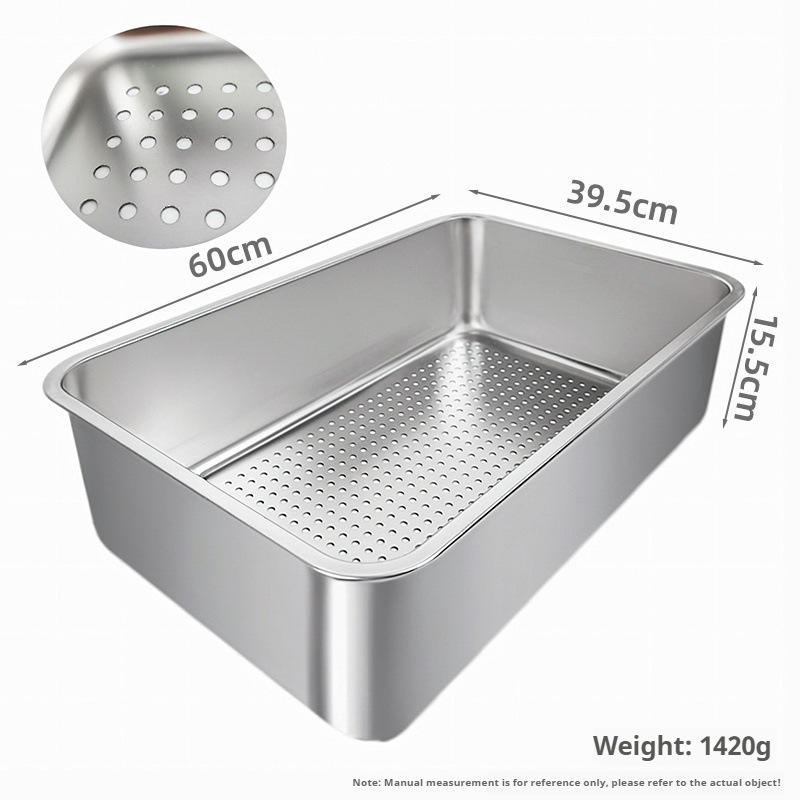 Round hole sand drain basin 60*39.5*15CM