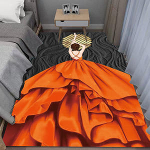 Alfombra Cuadrada de Dibujos Animados para Dormitorio Infantil, Alfombra para Sala de Estar, Linda Manta para Junto a la Cama, Mesa de Centro, Ventana - Product Image 4