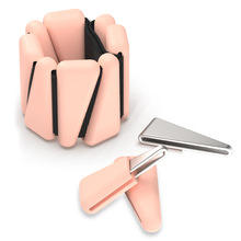 Op maat gemaakte logo accessoires enkel- en polsgewichten voor vrouwen, siliconen pilates enkelgewichten voor yoga, fitness en krachttraining - Product Image 3