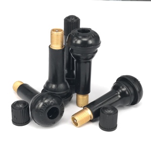 De caucho Natural de aleación de madre coche neumático sin cámara de aire Schrader Válvula de neumático - Product Image 1