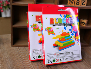 Paradise House Spelling <b>Puzzle</b> Plastic Blocks City Diy Creative Model Figures Educational Kids Toys - Product Image 4