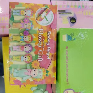 Figurines Sonny Angels 100% originales, coffret cadeau fleur, lot de 6, jouets figurines, boîte surprise, poupée mignonne, décoration pour la maison - Product Image 3