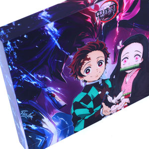 Figurines d'<span class=keywords><strong>action</strong></span> anime transparentes et colorées en acrylique avec impression UV pour collection, présentoirs, décoration intérieure, cadre photo numérique - Product Image 5