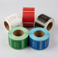 Étiquettes autocollantes personnalisées de haute qualité pour bouteilles, en papier, vinyle, feuille d'or, résistantes à l'eau, avec logo de marque, impression professionnelle