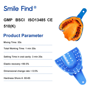 Kit per Impronte Dentali in Silicone Leggero a Due Fasi 5ml con Logo Personalizzato Smile Find - Product Image 2