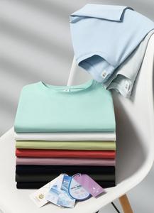 Camiseta Deportiva Transpirable de Manga Corta, 145g, Algodón con Spandex <span class=keywords><strong>DuPont</strong></span>, Color Sólido, Uniforme de Equipo, Venta al Por Mayor - Product Image 4