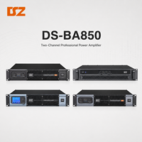 Amplificateur de puissance professionnel 10V à double canal 2U, amplificateur audio stéréo 2*850W pour système de sonorisation de scène
