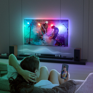 Pour HDMI 2.0 Sync Box Compatible LED Strip Lights App Control Music Sync pour TV Backlights 4K HDR IP20 Tension d'entrée 12V - Product Image 5