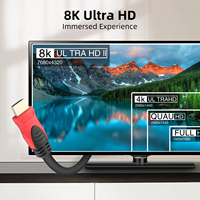 ZONG Fabrik Großhandel 8K 3D 2.1 Vergoldetes Stecker-zu-Stecker PVC Hochgeschwindigkeits-48Gbps-Kabel für Monitor, Projektor & DVD-Player