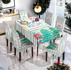 2025 usine expédition rapide maison noël déco <span class=keywords><strong>nappe</strong></span> intérieure impression complète, nouvelle conception d'arbre de noël <span class=keywords><strong>nappe</strong></span> résistant à l'huile - Product Image 6