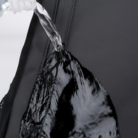 Sac à dos unisexe imperméable en tissu Oxford avec fermeture éclair géométrique, compartiment pour ordinateur, idéal pour les voyages d'affaires, le bureau, l'université et les étudiants, en polyester