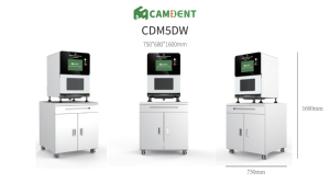 Camdent 5DW Wet, Máquina de Fresado Dental <span class=keywords><strong>CAD</strong></span> CAM de 5 Ejes, Equipo Dental CNC para Uso en Laboratorios y Clínicas, Zir, PMMA, PEEK, Ti, Implantes - Product Image 4