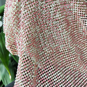 Sexy scintillante senza schienale misto <span class=keywords><strong>rosa</strong></span> Party Club di cristallo con strass <span class=keywords><strong>canotta</strong></span> da <span class=keywords><strong>donna</strong></span> - Product Image 5