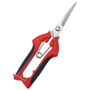 Garden Pruning Shears Stainless Steel Bypass Pruner Yellow Handle 2 Inch Opening Size Bulk Packaging - Product Image 2