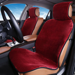 Fundas cortas de lana para asiento delantero de coche, <span class=keywords><strong>Interior</strong></span> de asiento de coche difuso, cálido para alfombrilla de invierno, ajuste Universal, Compatible con Airbag - Product Image 6