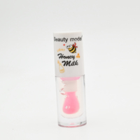 24 pièces/boîtes vente chaude mignon ours en peluche hydratant miroir huile pour les lèvres longue durée antiadhésive tasse liquide rouge à lèvres maquillage en gros