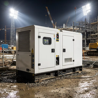 Groupe électrogène diesel industriel silencieux de 350 kW avec panneau de commande intelligent pour l'alimentation de secours commerciale