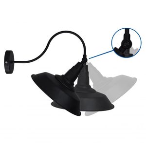 Cabeza giratoria del anochecer al amanecer al aire libre de la pared de montaje Led cuello de cisne granero - Product Image 6