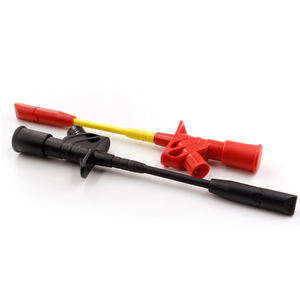 Sonde de test de perçage professionnelle de 4 mm, 10 A, entièrement isolée, en tissu nylon, avec connecteur banane, pince de test - Product Image 3