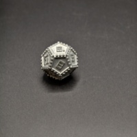 Dés de jeu à 12 faces en alliage de zinc pour jeux de rôle de table, vente en gros, OEM personnalisé pour les magasins d'articles de loisirs