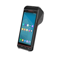 Integrado 4/64GB Android 13 Terminal POS de mano 58mm Impresora térmica RFID NFC 2D Escáner de código de barras WiFi Comunicación Stock