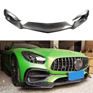 ลิ้นหน้าคาร์บอนไฟเบอร์ทรง RZ สำหรับกันชนหน้ารถเบนซ์ AMG GT GTS GTC - Product Image 1
