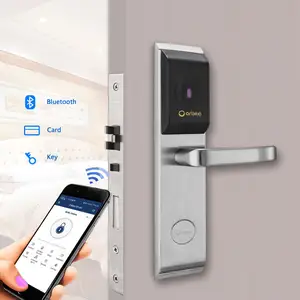 7 étoiles Nous Ansi Zigbee Wifi Mobile Clé Rfid Numérique App Bleu dent En Ligne Pms Hôtel Opéra Sans Clé Système Intelligent Serrure De Porte Pour Porte