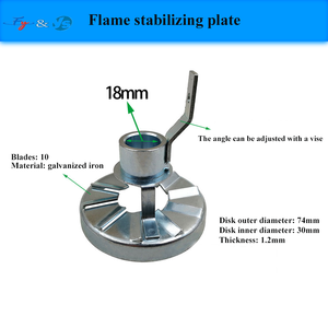 Compre ahora Boquilla de aceite estable de llama de disco de retención de llama, disco estabilizador de llama para quemador, boquilla de aceite residual de cono completo con llama - Product Image 2