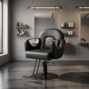 Wholesale Pu <b>Leather</b> Hairdressing Barber Salon <b>Chairs</b> <b>Reclining</b> Seat Salon Equipment Aluminum Alloy Chassis Furniture - Product Image 1