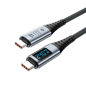 Câble d'affichage LED USB4 PD3.1 240W, câble de charge rapide 40 Gbps 8K60Hz, adapté <span class=keywords><strong>pour</strong></span> <span class=keywords><strong>Switch</strong></span> MacBook - Product Image 1