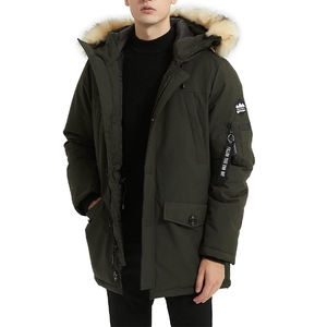 Chaqueta de plumón personalizada al por mayor, chaqueta de plumón informal cálida de invierno de alta calidad con logotipo de algodón para hombre de último diseño para hombre - Product Image 1