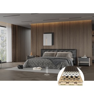 Pannelli Murali Di Bamboo E Legno <span class=keywords><strong>Flauta</strong></span> Slat Strip Wpc Panel de pared - Product Image 5