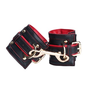 Esposas de Cuero DOGLOV, Acolchadas y con Bloqueo, Restricciones para Muñecas, Equipo de Bondage BDSM, Esposas Fetichistas, Juguetes Sexuales para Parejas - Product Image 4