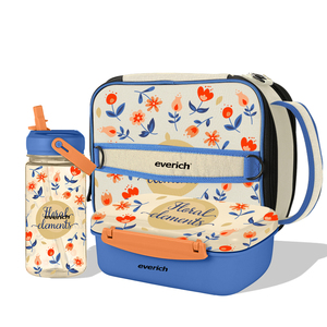 OEM ODM Lunch Box cartoon design Kids Lunch Box with Insulated Lunch Bag for School Leakproof