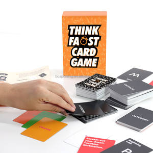 Juego de Cartas Personalizado con Impresión de Diseño, para Conversación entre <span class=keywords><strong>Amigos</strong></span>, Parejas o Familia, con Guía de Instrucciones, Caja y Logotipo - Product Image 2
