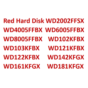 Disque dur rouge WD2002FFSX WD4005FFBX WD6005FFBX WD8005FFBX WD102KFBX WD103KFBX WD121KFBX WD122KFBX WD142KFGX WD161KFGX WD181KFGX - Product Image 2