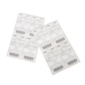 Ul an toàn chứng nhận Nhãn nghệ thuật giấy đơn màu đen in ấn dễ dàng ứng dụng dán chống thấm nước - Product Image 5