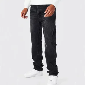 OEM solid men jean 2022 casual pants trousers men's flared elegante luxury plain jeans for men