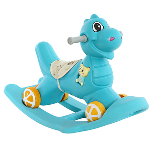 Marcheur musical rotatif de haute qualité pour bébé, jouet en plastique pour enfant, licorne, dessin animé, cheval à bascule, animal - Product Image 1