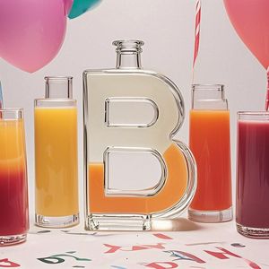 Botella de Vidrio Duradera en Forma de <span class=keywords><strong>B</strong></span> de 750 ml para Whisky, Vodka, Tequila, Ron, Brandy, Ginebra, con Logotipo Personalizado, Venta al por Mayor para Bares y Bebidas - Product Image 1