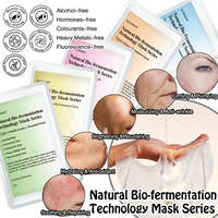 Masque de Technologie de Bio-fermentation Naturelle R Bio-enzyme Masque Réparateur Hydratant Instantané Bio-cellulose 0 Ajouté Masque de Soins de la Peau Coréen