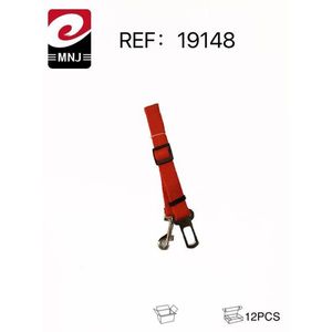 Dog Car Seat Belt Red Adjustable With Metal Clip For Pet Safety 12Pcs Pack - Product Image 3