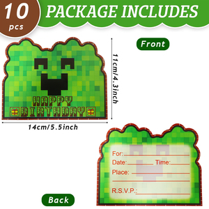 Cây leo Thiết kế 10pcs dễ thương trường ghi chú & Lời Mời thẻ khuyến khích bản ghi nhớ Giáng sinh lời chào trên giấy trẻ em thẻ trò chơi - Product Image 3