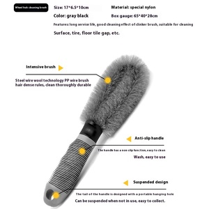 Outil de nettoyage spécial complet de roue et de pneu de <span class=keywords><strong>voiture</strong></span> pour le <span class=keywords><strong>lavage</strong></span> de <span class=keywords><strong>voiture</strong></span>-Brosses de <span class=keywords><strong>lavage</strong></span> de <span class=keywords><strong>voiture</strong></span> de haute qualité - Product Image 3